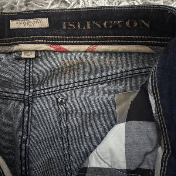 BURBERRY Women’s Classic Bootcut Jeans – Dark Blue – Size 25-26 - Picture 6 of 8